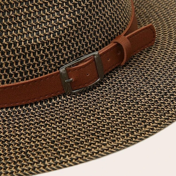 "Shady Days" Floppy Straw Hat - Picture 3 of 3